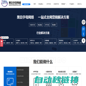 网站建设_SEO优化_网站制作_开发设计公司_黑白字母网络